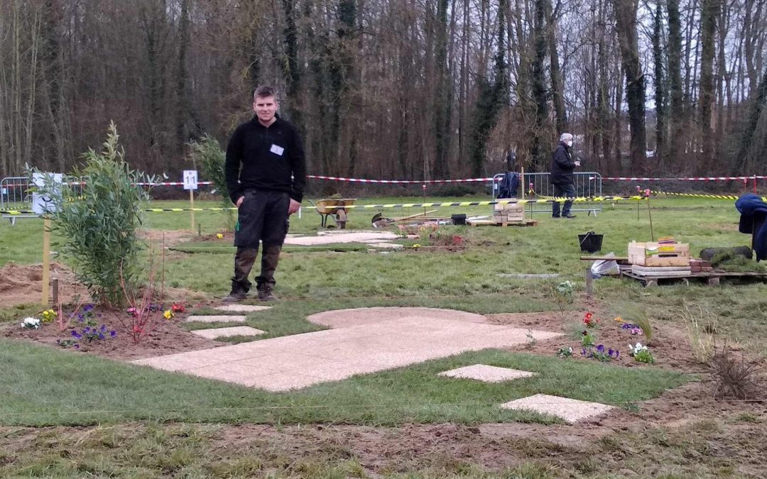 Gauthier Allanic (BTS AP1), médaillé d’or au Concours National du Meilleur Apprenti en Aménagements Paysagers