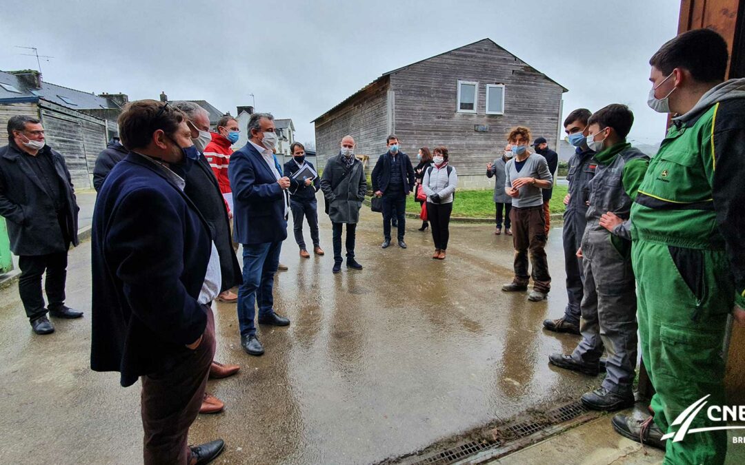 visite du lycée Saint-Yves à gourin