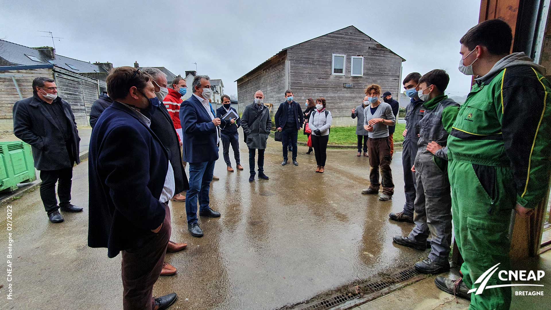 transitions et agroécologie visite du lycée Saint-Yves à gourin
