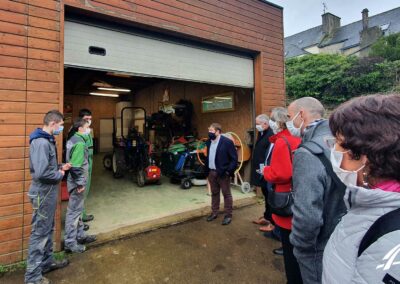 visite du lycée Saint-Yves à Gourin (56)