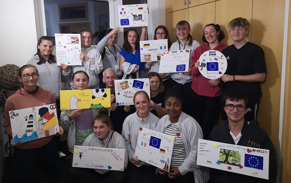 Nos Tinténiacois fêtent ErasmusDays en Allemagne