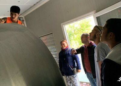 éllèves du lycée Saint Athanase de Plunésie en Bretagne