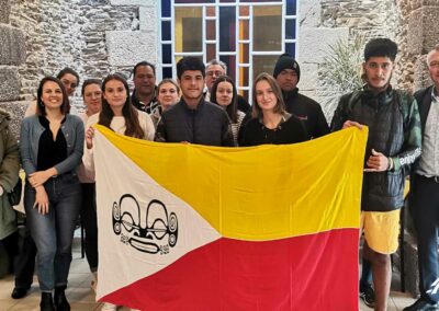 éllèves du lycée Saint Athanase de Plunésie en Bretagne