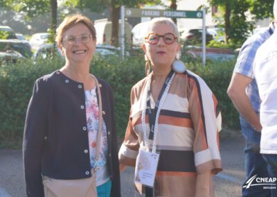 Joëlle Denoual Présidente CNEAP Bretagne et Florence MACHEFER Secrétaire Générale CNEAP